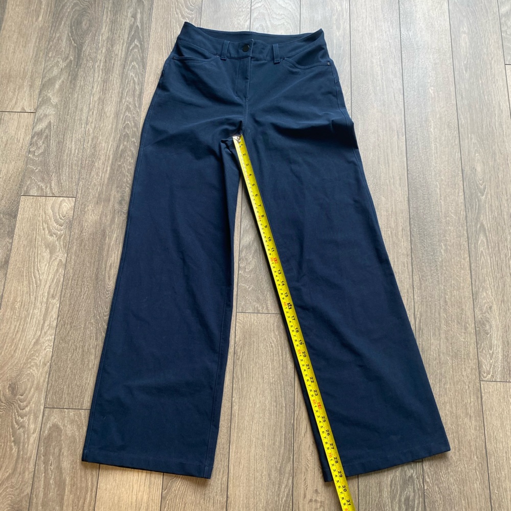 lululemon athletica Navy Wide-Leg Trousers - Picture 10 of 12